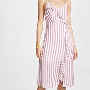 RAILS - Ariel Sleeveless Dress in Carmine Stripe